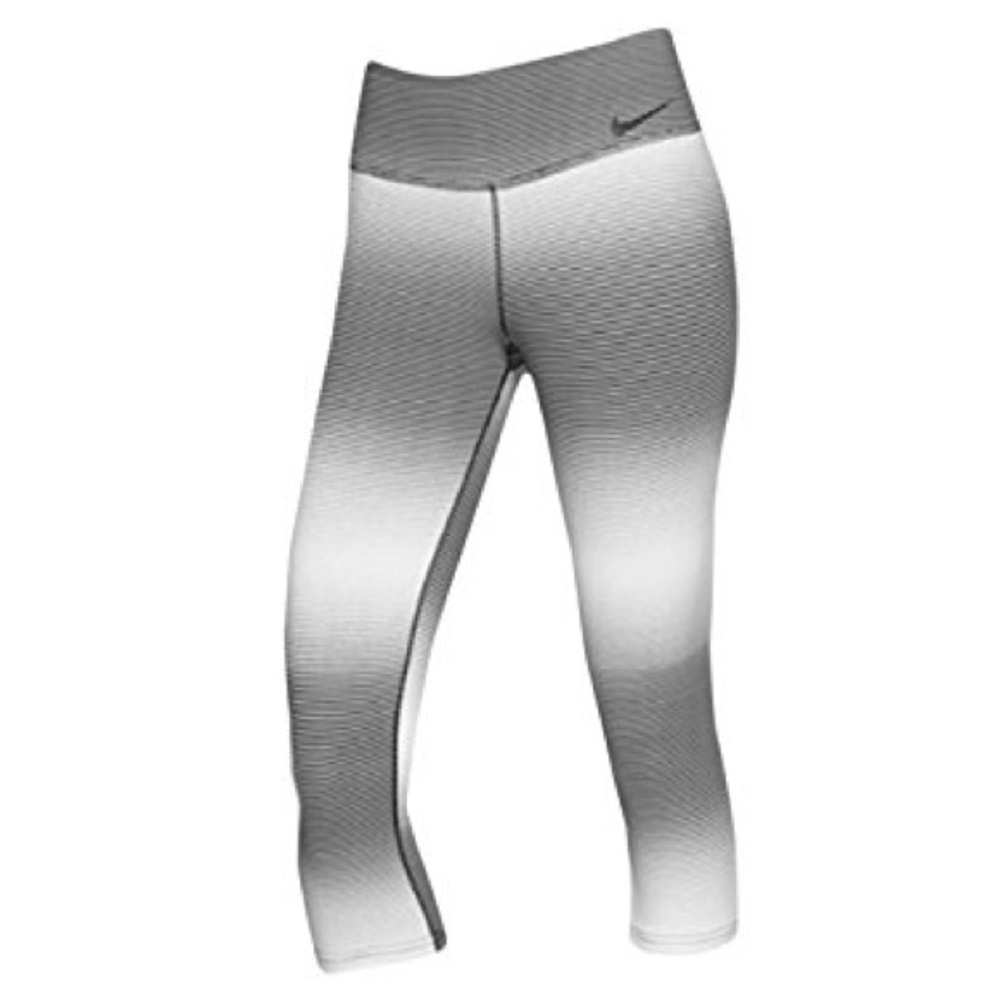 Nike Dri-Fit Legendary Horizon Training Leggings (Capris) | Size: M | Color: W/B